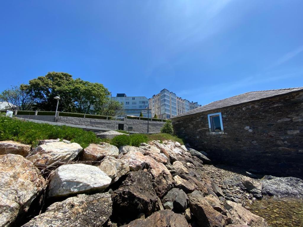 Apartamento Con Vistas Al Mar Y La Montana Santa Marta de Ortigueira Bagian luar foto