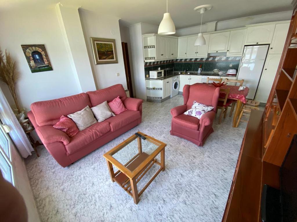 Apartamento Con Vistas Al Mar Y La Montana Santa Marta de Ortigueira Bagian luar foto